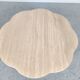 Vintage travertine coffee table "cloud", 80s