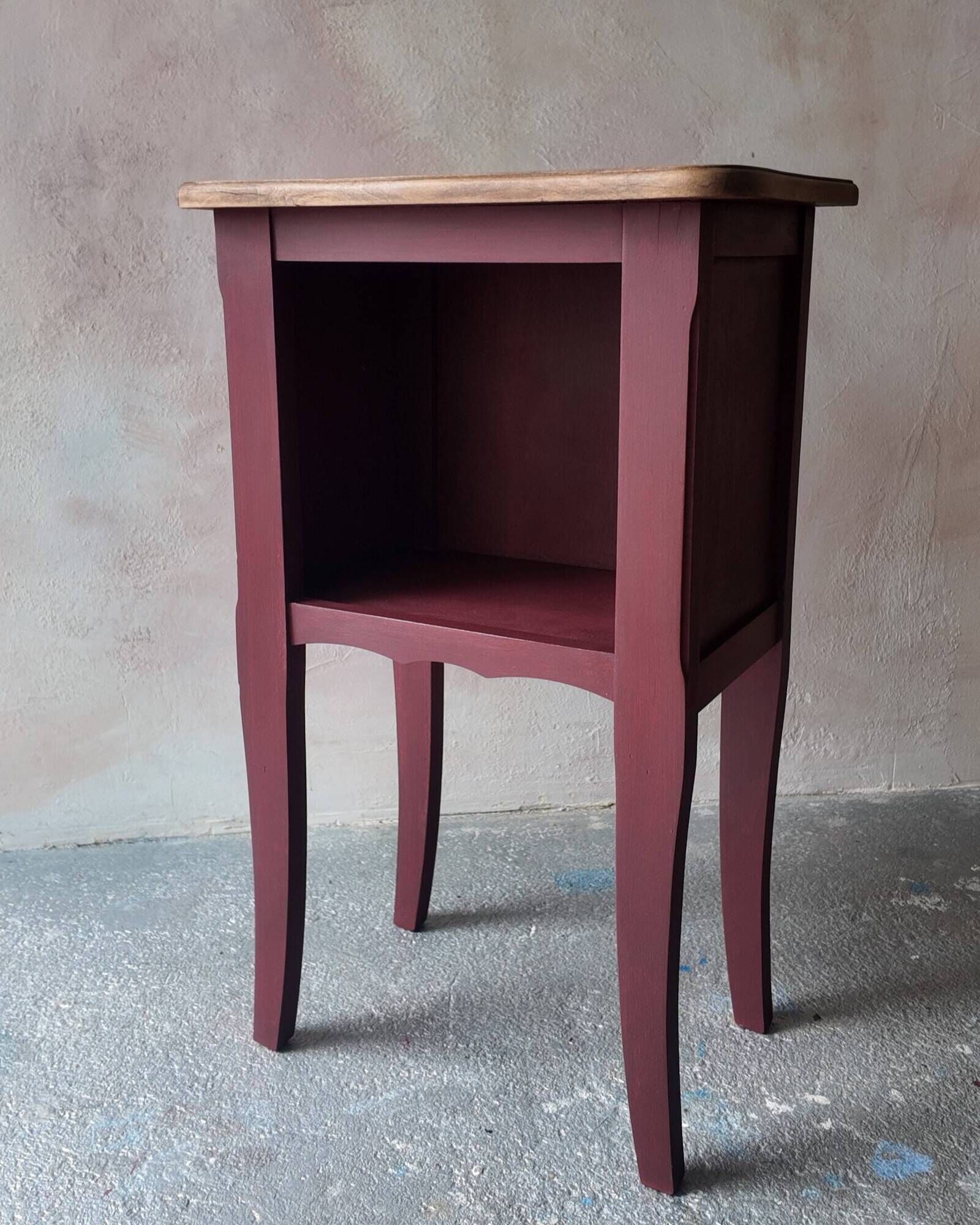 Renovated antique bedside table
