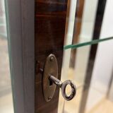 Art Deco Display Cabinet in Glass & Macassar Veneer, France, 1930