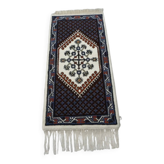 Tunisian Carpet in Handmade Wool in Traditional Anatolian Turkish Style