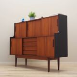 Teak highboard, Danish design, 1960s, production: Denmark