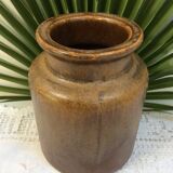 Old potty in glazed stoneware