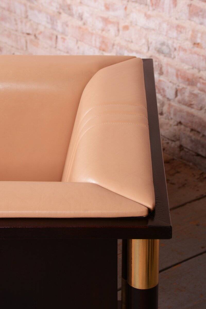 Art Nouveau Mahogany Armchairs from J. Hoffmann, Austria, 1910s, Set of 2