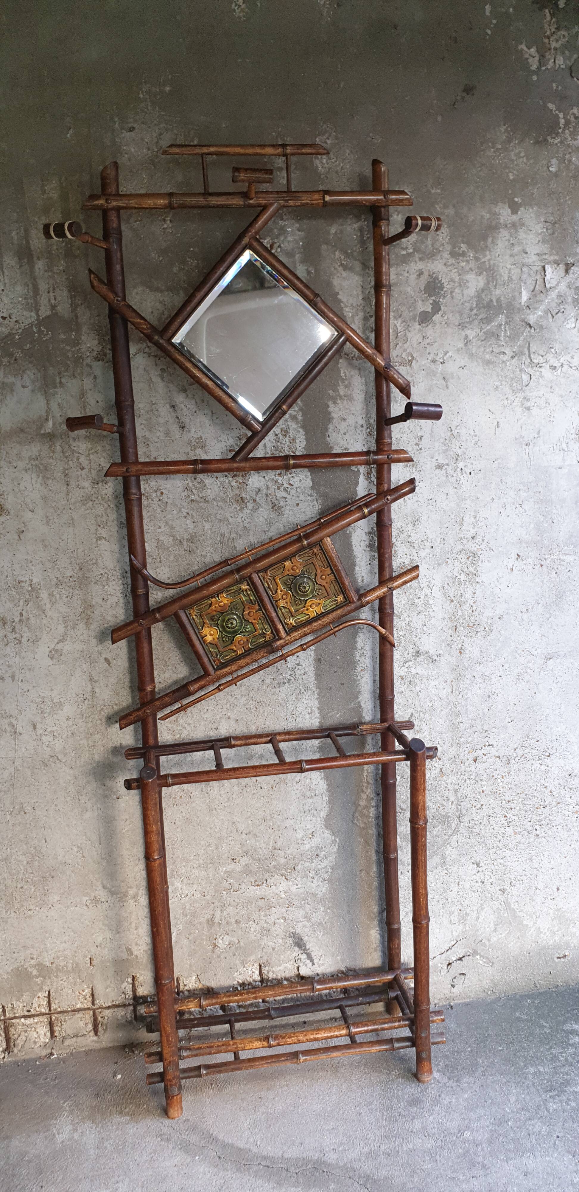 Bamboo locker room early 20th century