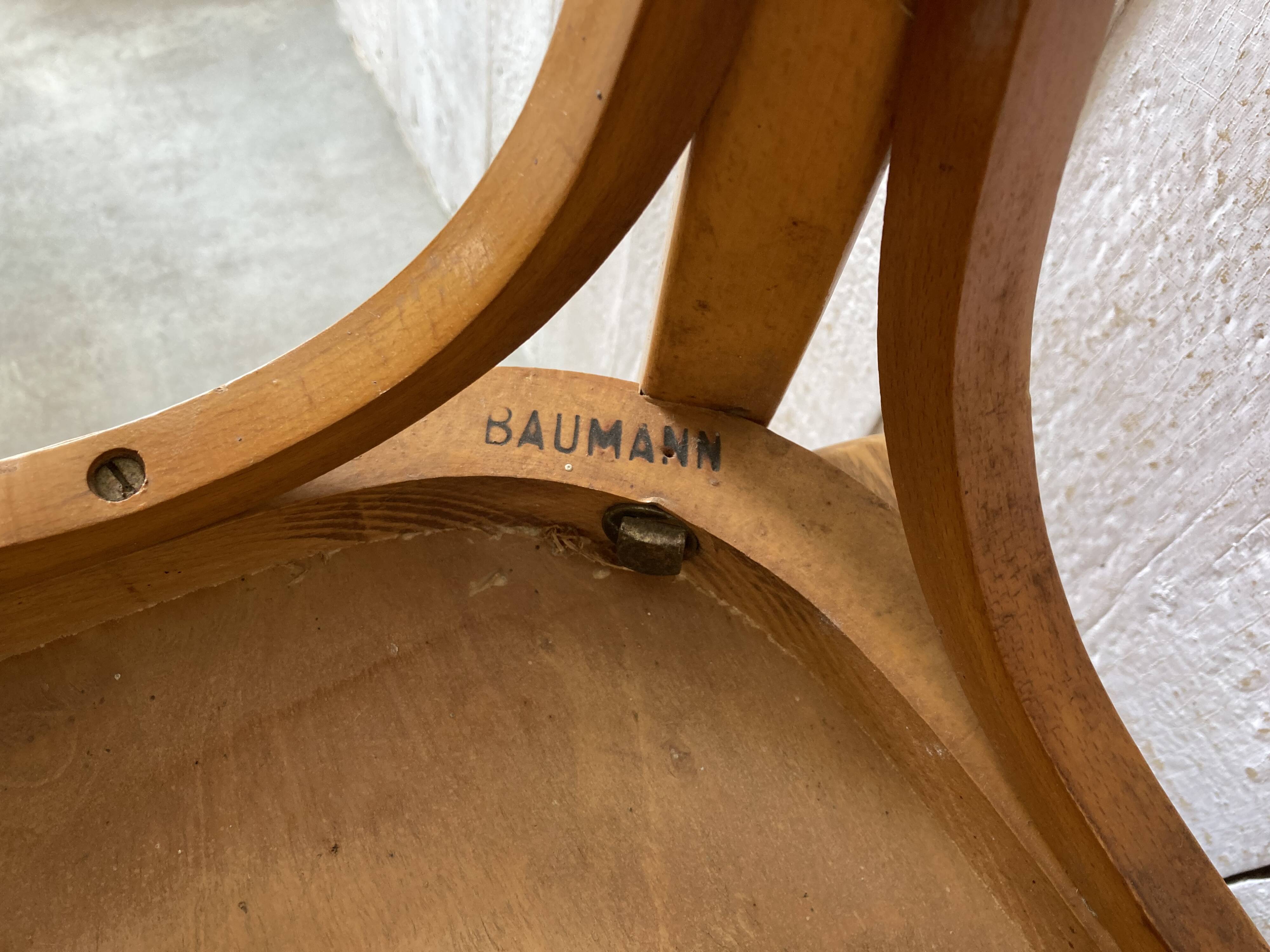 Série de 5 chaises Baumann