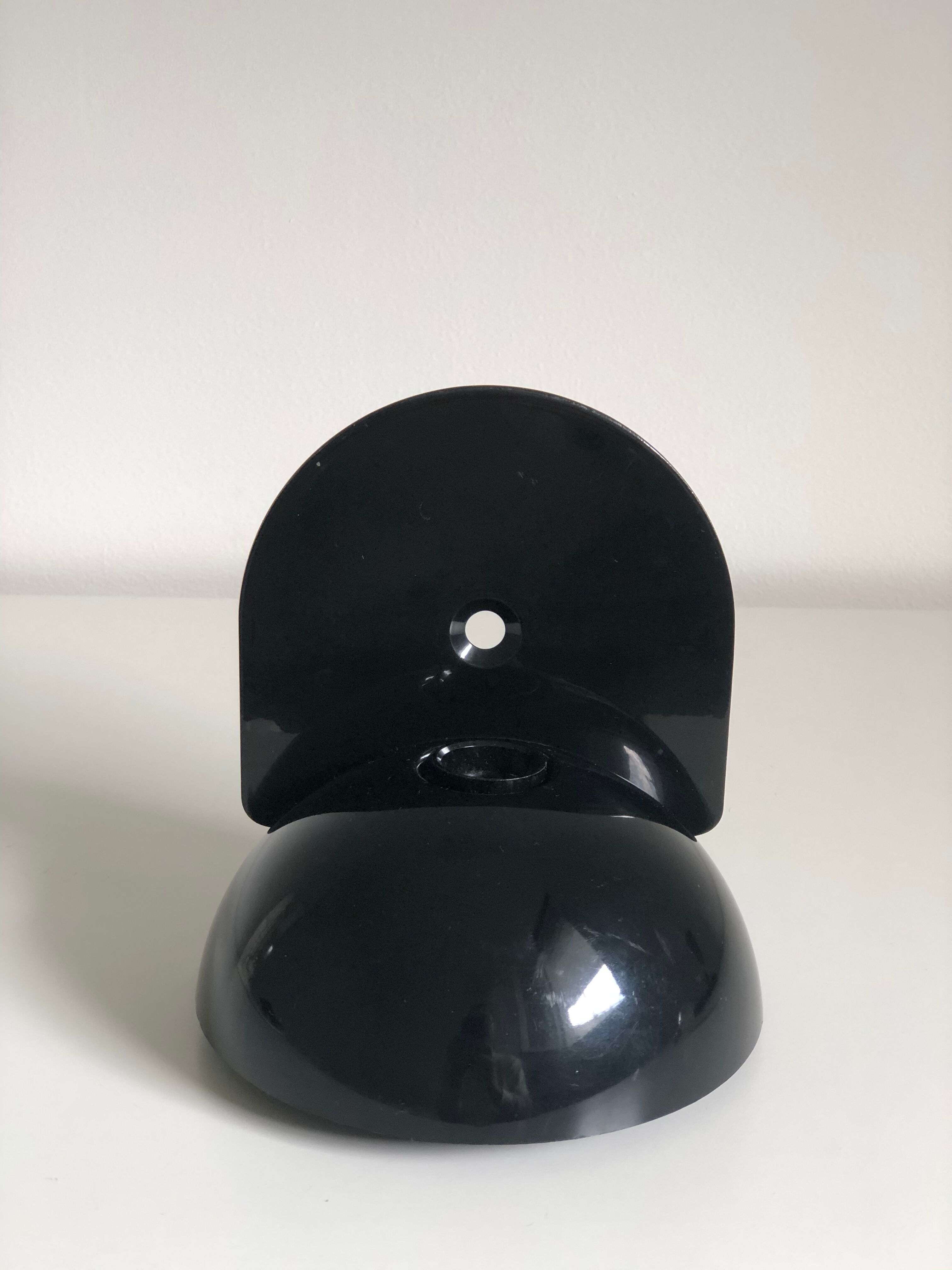 Claudio Dini's black Buco applicator edited by Artemide, 1974