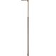 Holtkotter Bronze color swing arm floor lamp Germany 1980s