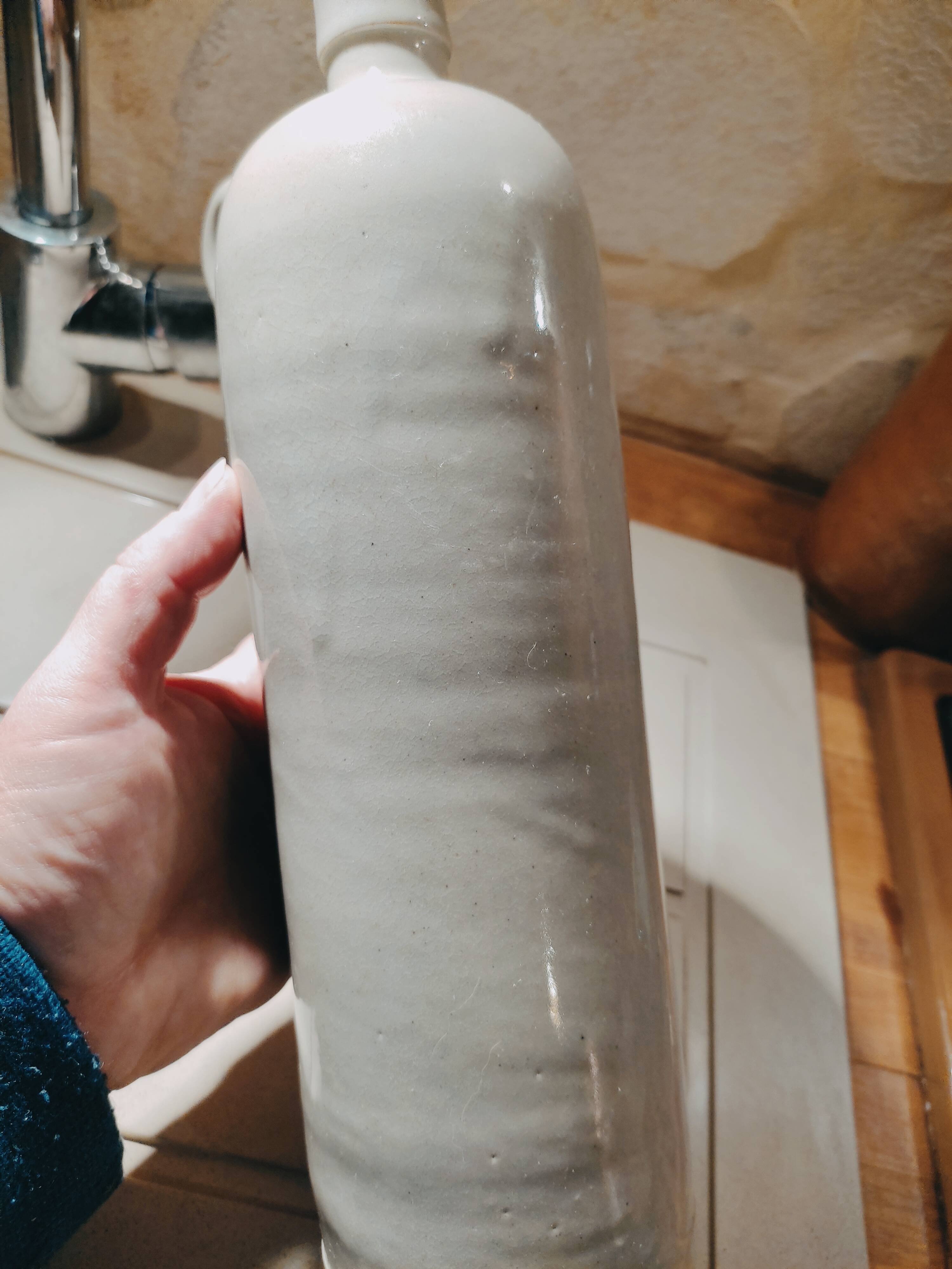 Beige sandstone bottle