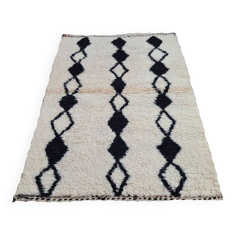 Handmade wool Berber rug 150 X 100 CM