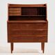 Restored teak cylinder desk