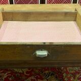 Solid wood farmhouse table of 127 cm