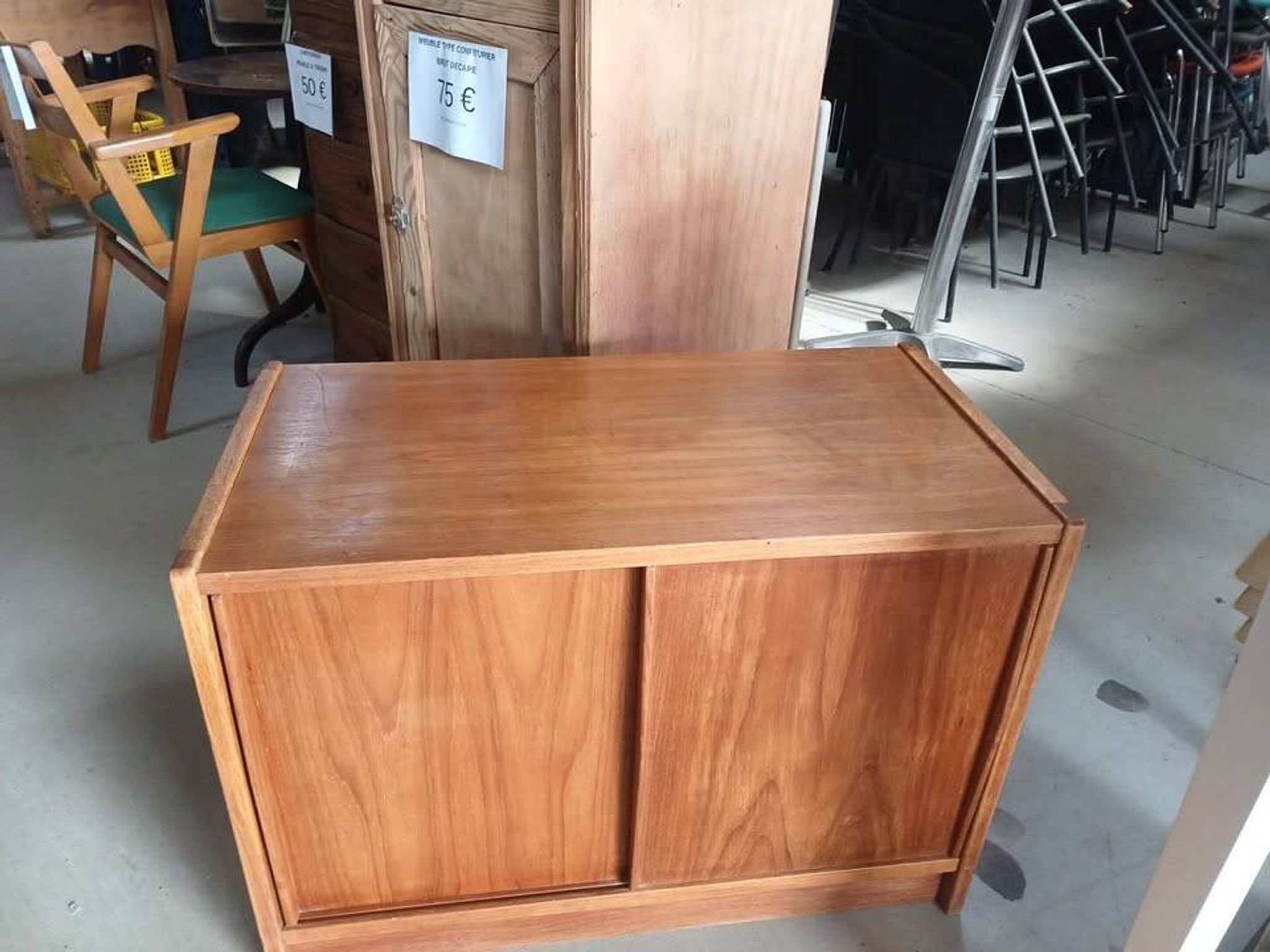 Low furniture / Scandinavian sideboard in teak - Bertil Fridhagen for Bodafors