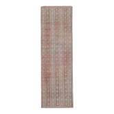 Vintage Turkish rug from Oushak, hand-woven 75x230 cm
