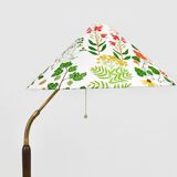 Lampadaire réglable en noyer et laiton des années 1940, Rupert Nikoll Vienne, Autriche, années 1950