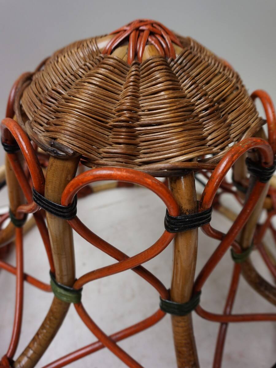 Rattan Wicker Floor lamp, around 1900