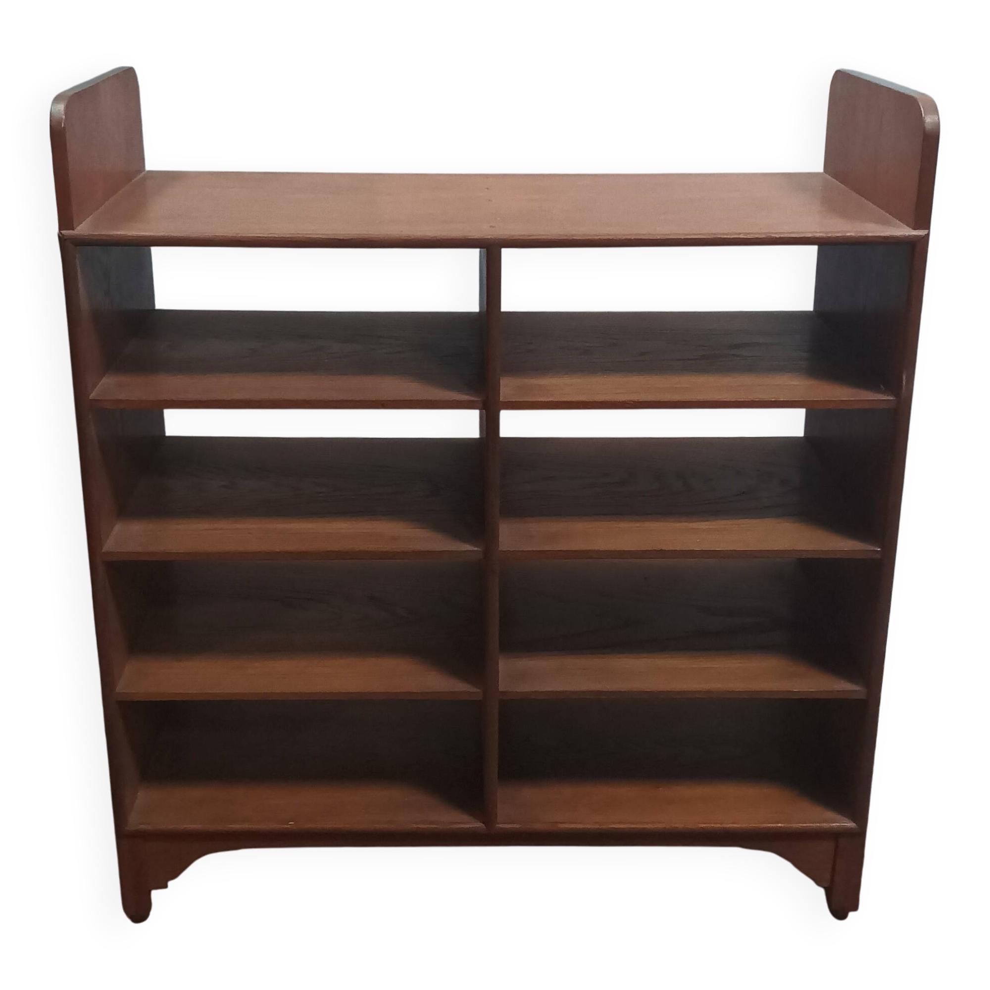 Vintage teak bookcase shelf