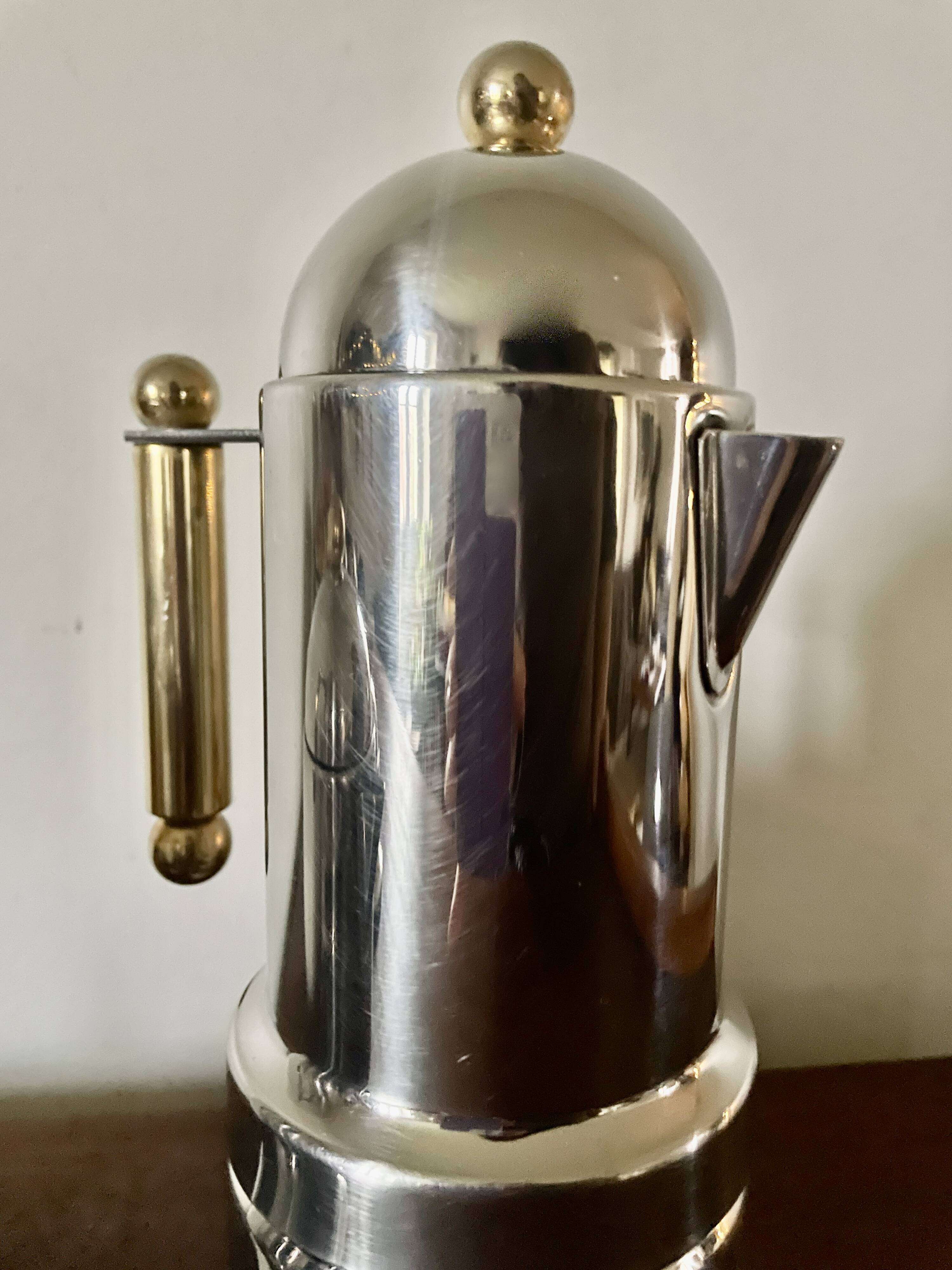 Vev Vigano Kontessa espresso set or 24 carats, Italy