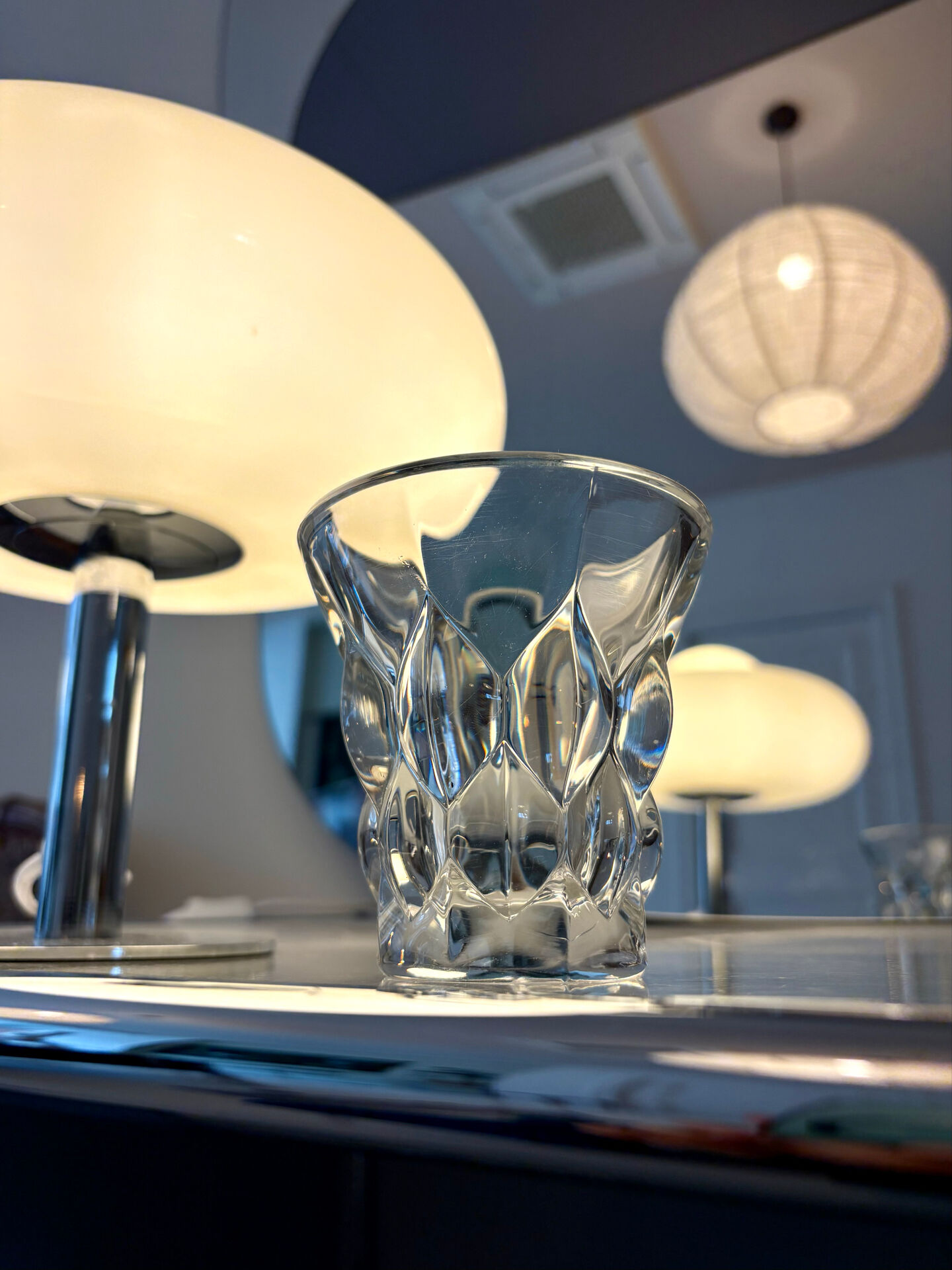 Vase « Villers » en cristal Val Saint Lambert – 1962