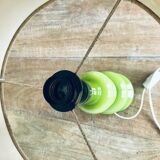 Vintage green glass lamp