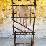 Vintage bamboo entrance hall with mirror circa 1920's