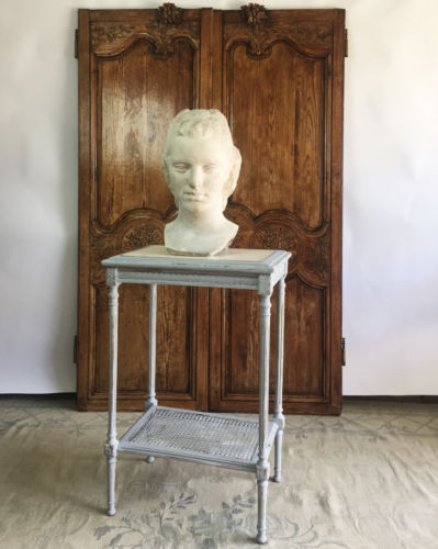 Table top white marble Louis XVI style