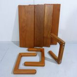 Dyrlund double teak wall shelf Denmark 1960’s
