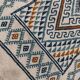 Hand-woven natural wool hallway rug