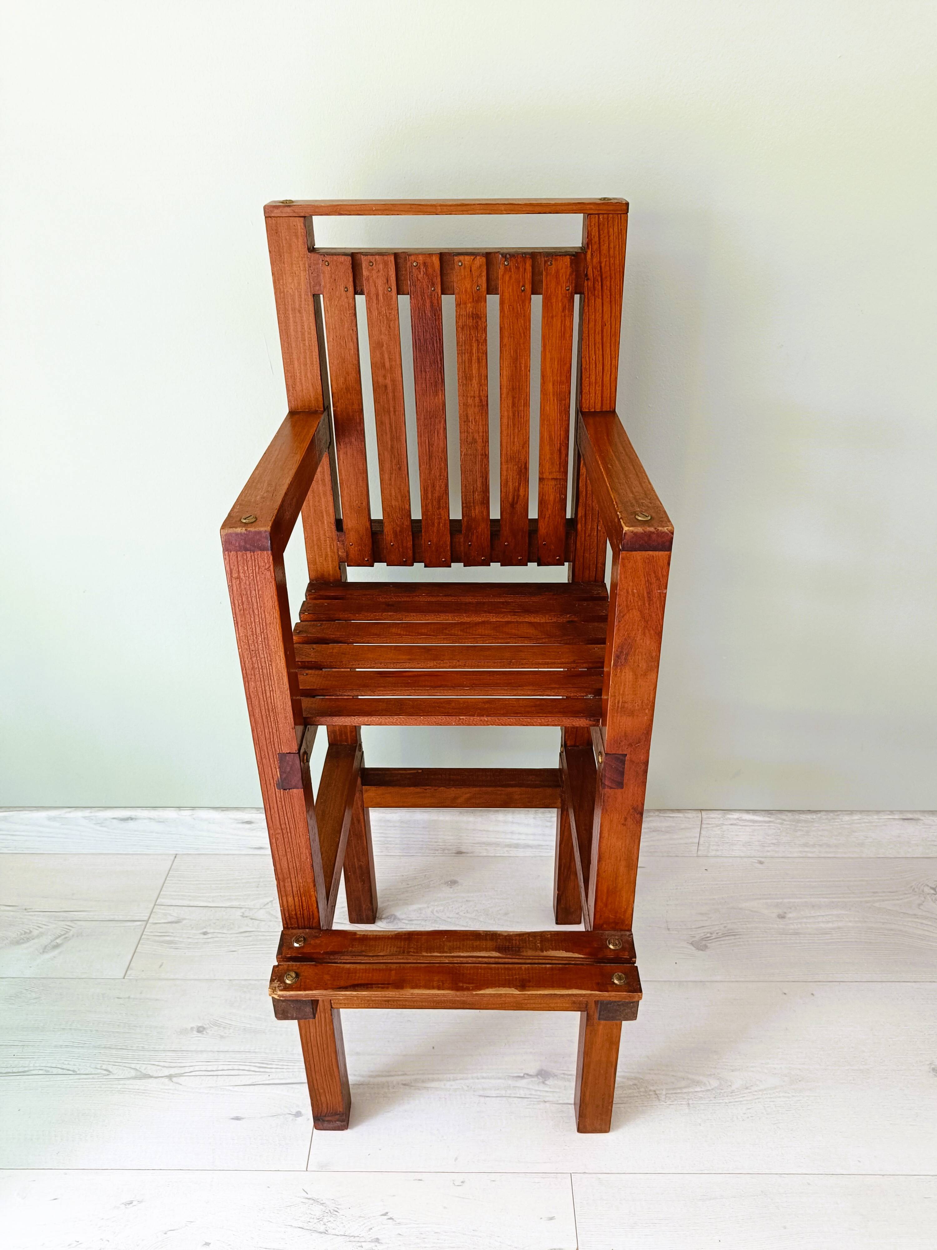 Old children's high chair