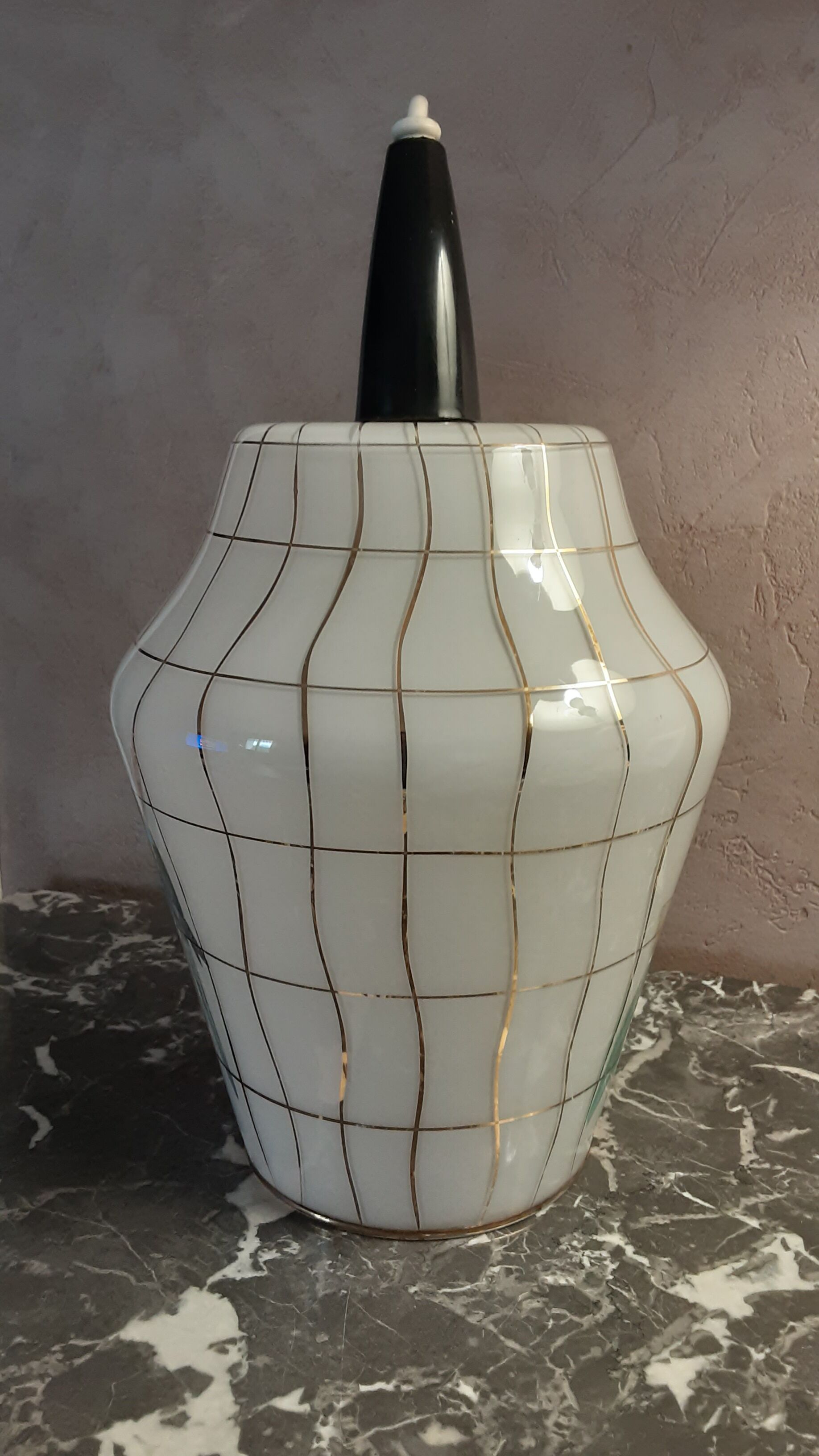 Suspension in opaline - year 60