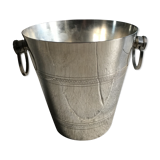 Silver metal champagne bucket