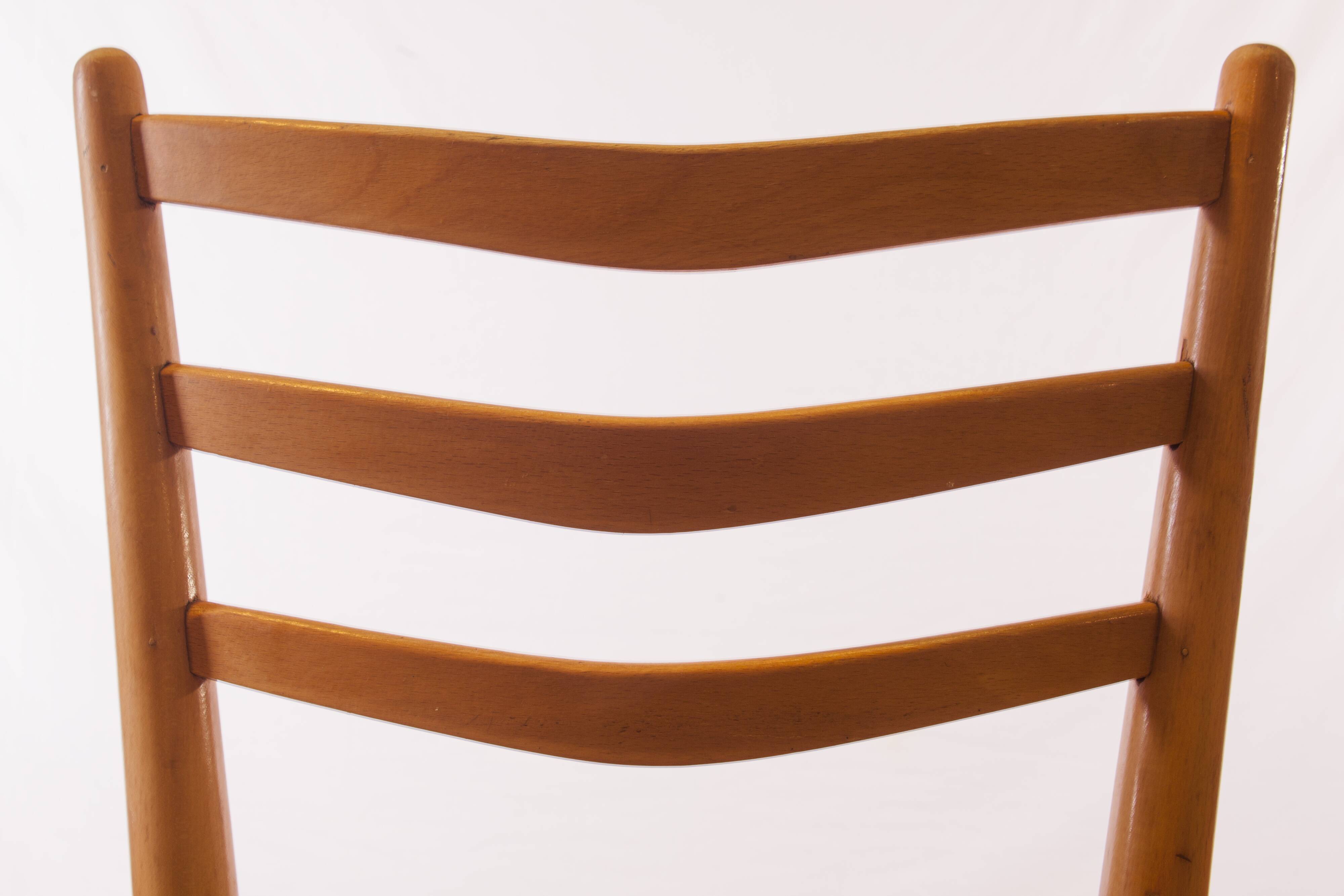 Set of 3 chairs Thonet 1960