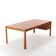 Scandinavian dining table in mahogany stamped Søborg Møbler, Christian Hvidt.