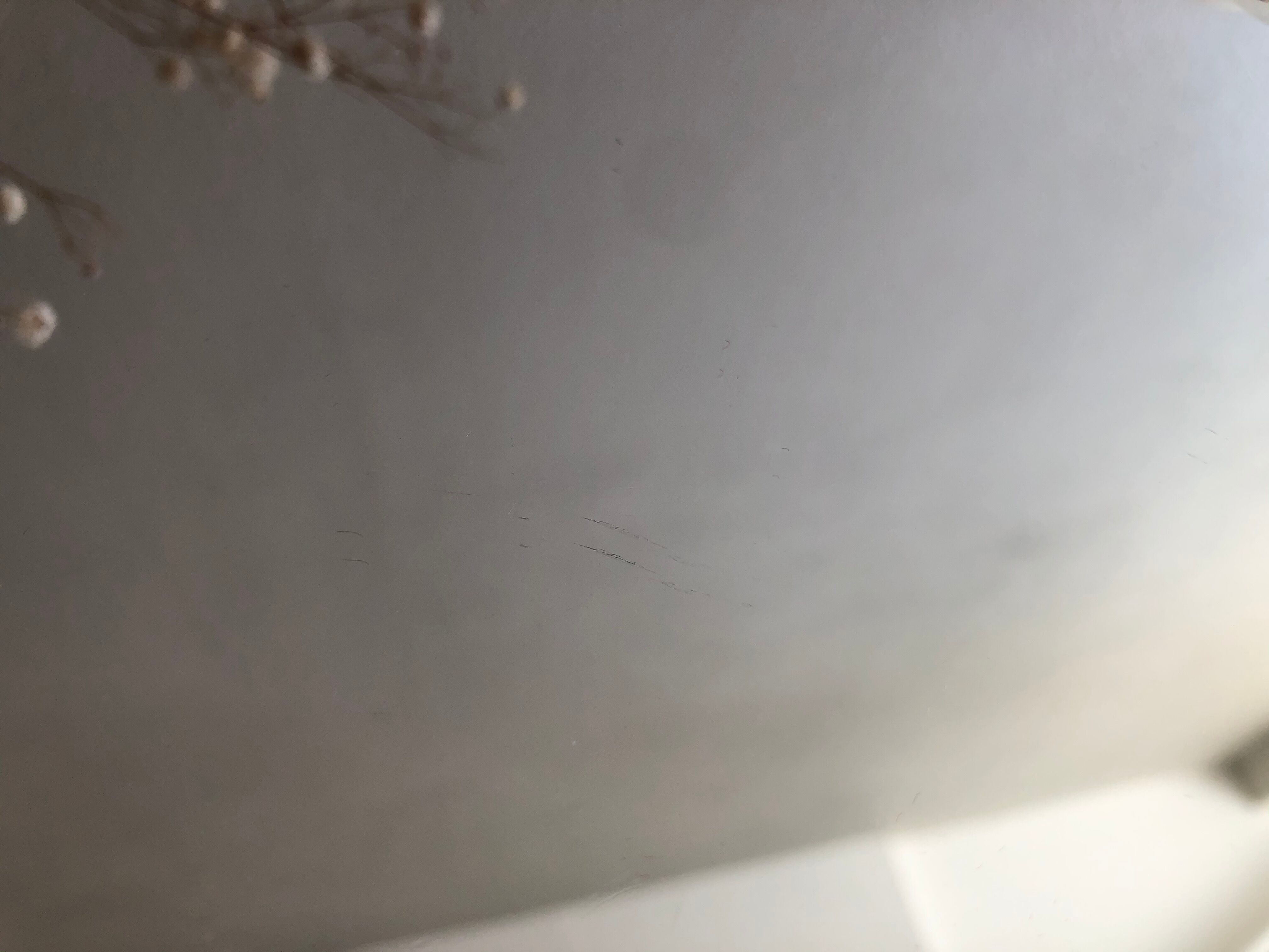 Octagonal bevelled mirror - 31 x 24 cm