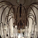 Wall lamp "Venini" of crystals. Italy 1970s