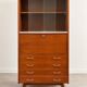 Vintage display cabinet from the 50s/60s in wood – tapered legs