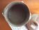Pot with lid e-mail old sandstone of Vallauris - handmade