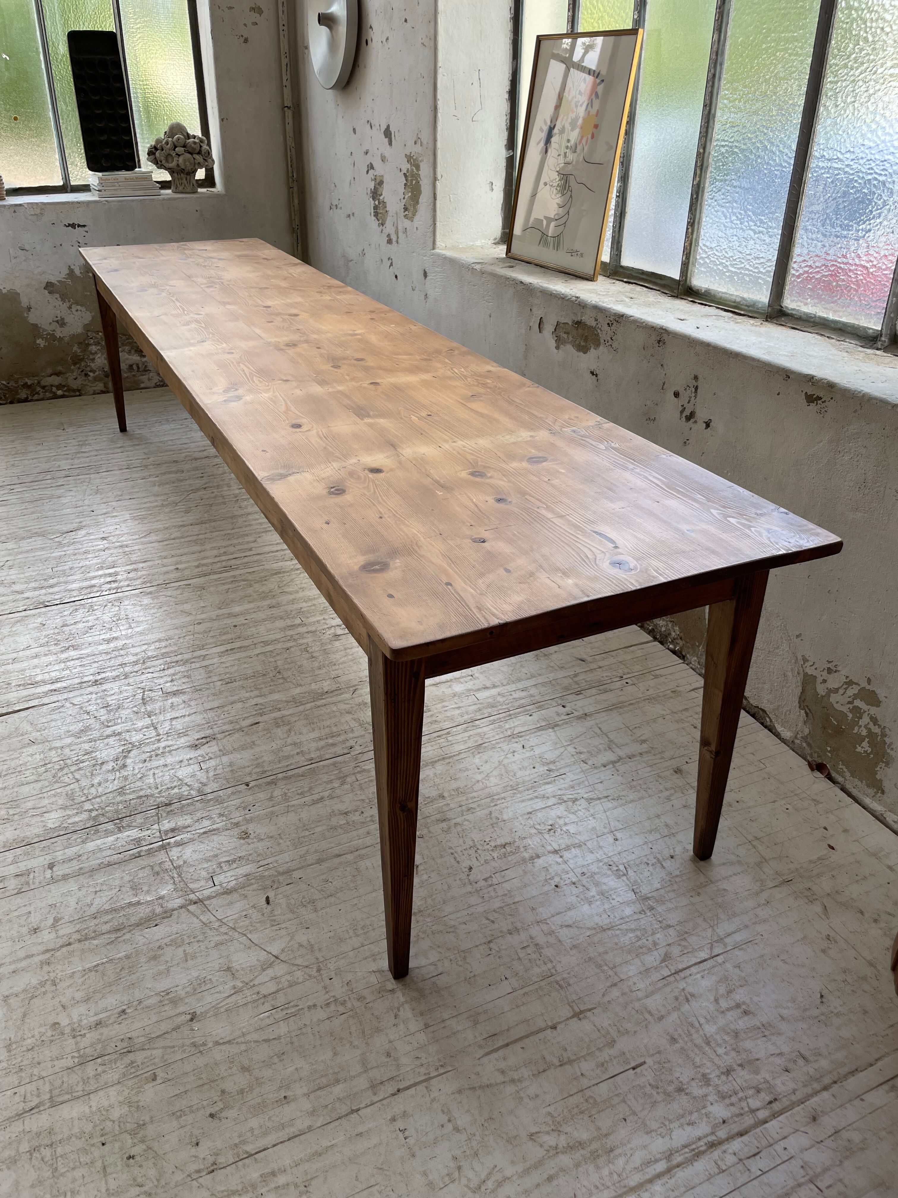 Xxl pine farmhouse table 338cm