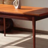 Vintage teak and afromosia dining table – extendable Scandinavian design