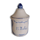 Personalized medicinal herb pot in hand-painted ceramic