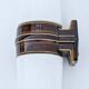 Double wall lamp in brown porcelain Model 6065 by Sigvard Bernadotte for Ifö – 1960s