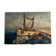 Ancient painting, marine oil on canvas 60s/70s