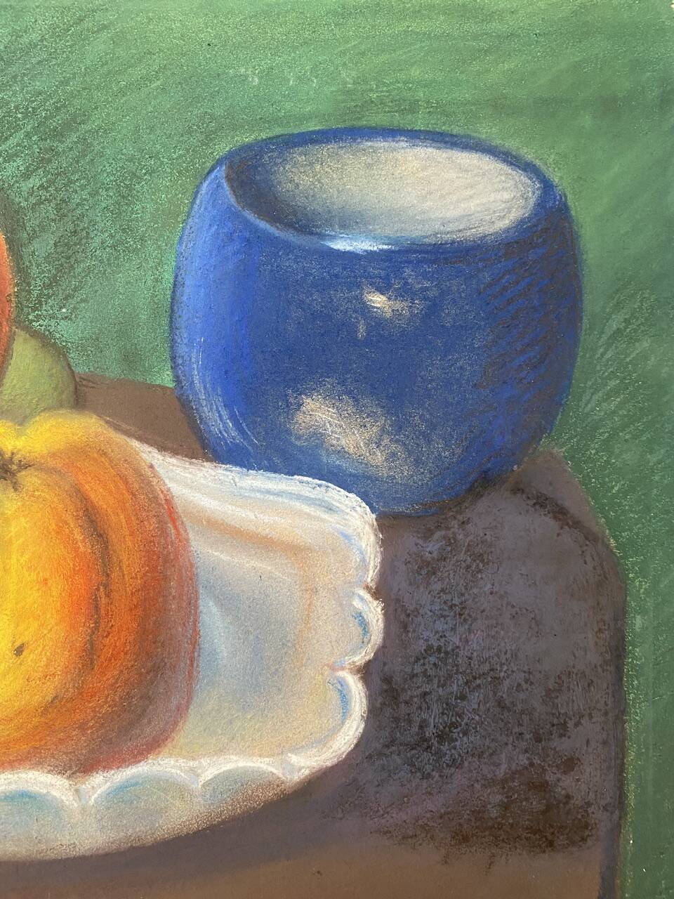 Still life with fruit signed J de Sereys and dated 1974