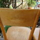 Lot of six old bistro chairs