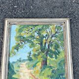 Impressionist painting, landscape at M. Loze's path.
