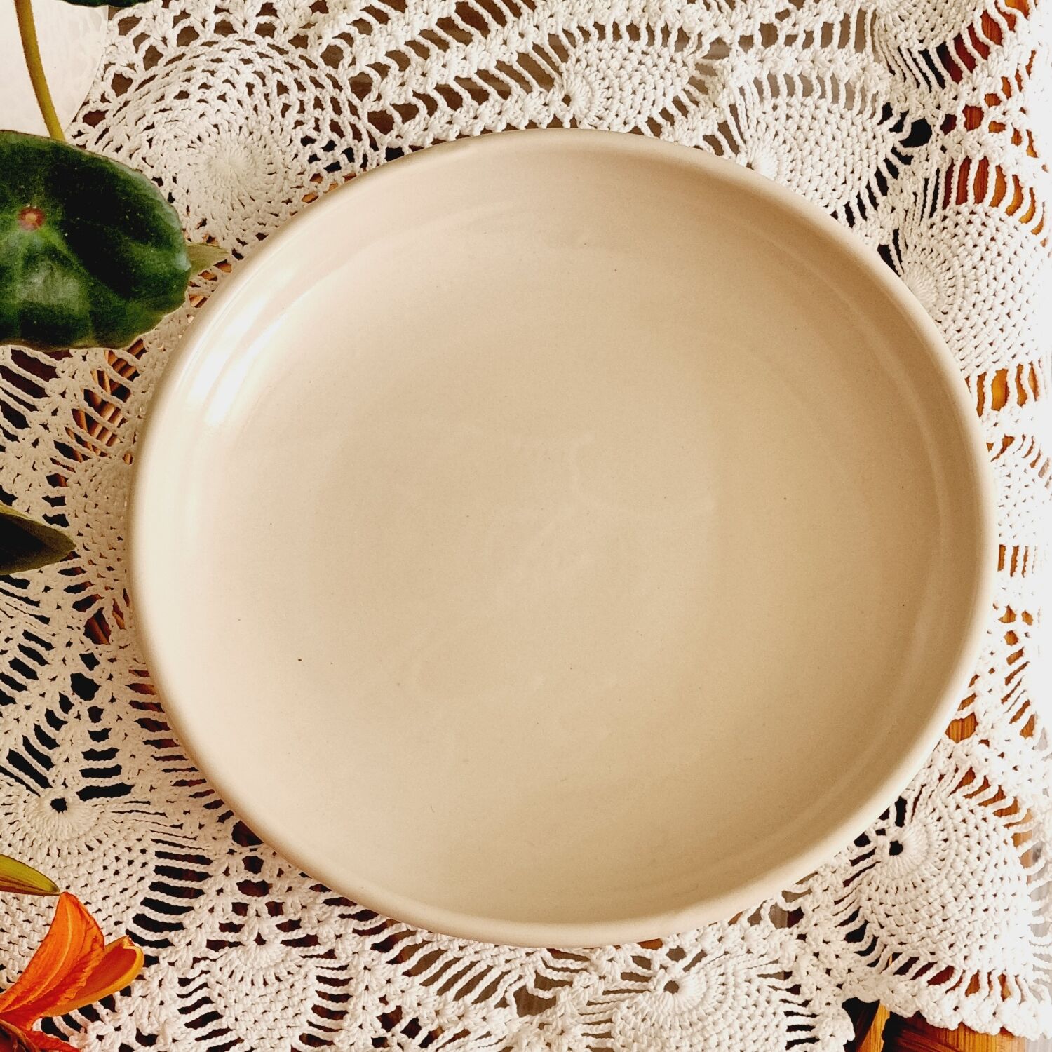 Pot faisselle beige sandstone