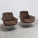 Paire de fauteuils pivotants 'Sedia' par Horst Brüning pour COR, 1972