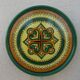 Underside or flat Quimper Henriot geometric