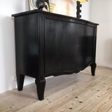 2-door buffet by André Arbus circa 1940 in black tinted accajou