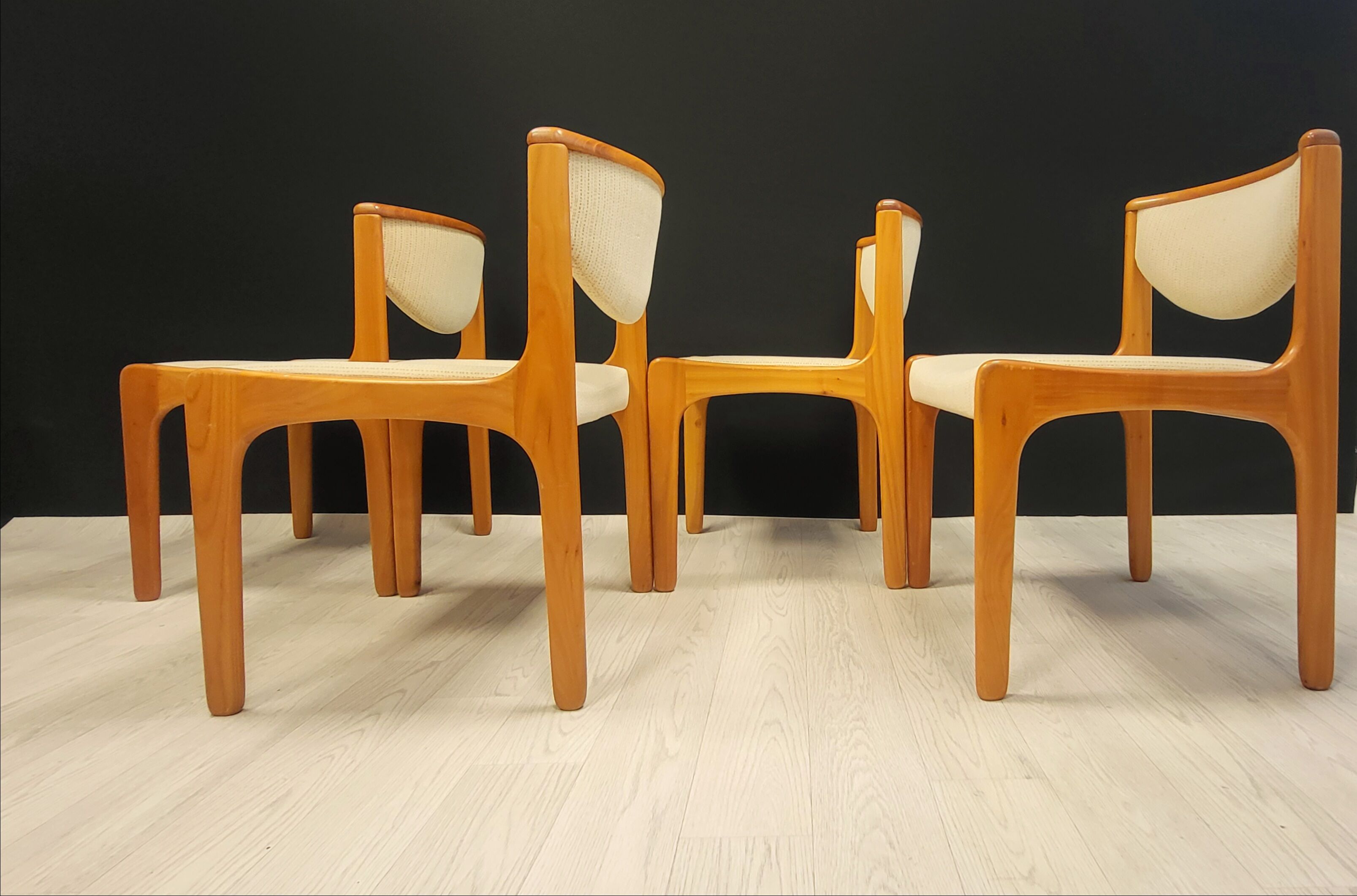 Set of four chairs