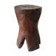 Wooden elephant foot stool